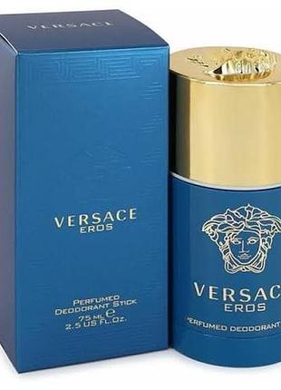Versace дезодорант-стик для чоловіків eros, 75 мл
