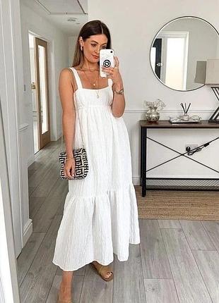 Сукня сарафан zara ярусна