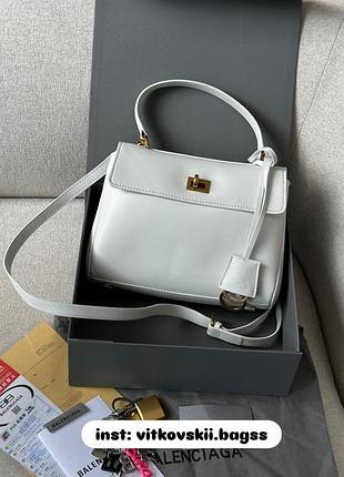 Сумочка rodeo mini white/gold🤍