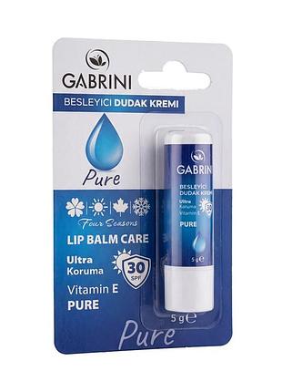 Универсальный бальзам для губ с spf 30 gabrini pure, 5 г (liv594110)