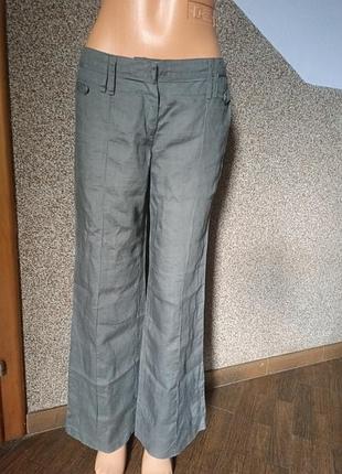 Льняные брюки promod m
