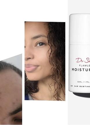 Dr sam’s flawless moisturiser 50 мл – зволожувальний крем для обличчя з 5% ніацинамідом | новий | оригінал