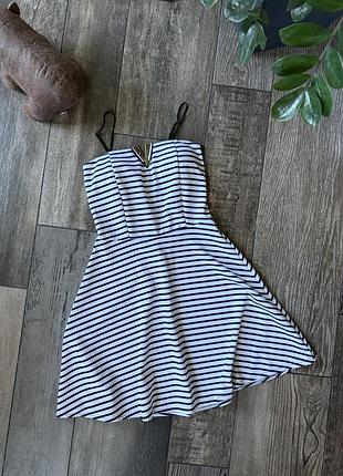 Плаття сукня в полоску з пушап s zara next george h&m