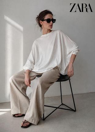 Новая женская футболка zara оверсайз
