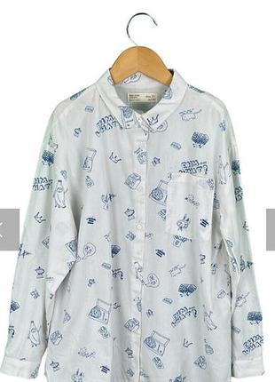 Рубашка zara для девочки 10 лет