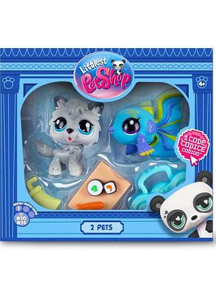 Игровой набор "рок-н-ролльные суши" littlest pet shop 00526 аксессуары и 2 фигурки