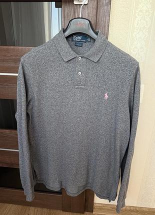 Поло/кофта/світшот polo ralph lauren розмір l. custom fit. 100% оригінал. стан нової речі.