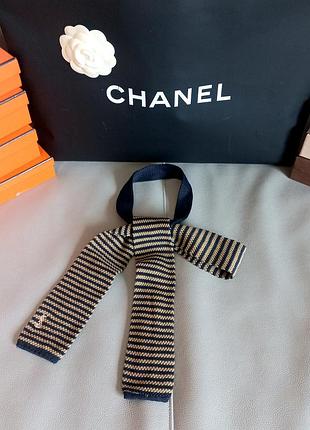 Ysl! yves saint laurent! оригінал! стильна повязка галстук на шию