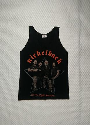 Майка з принтом nickelback s розмір