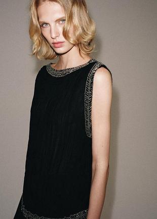 Жакардовий топ з бісером zw collection