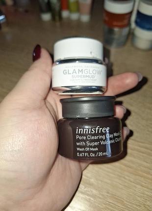 Лот/набор глинянных масок  glamglow,innisfree