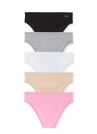 Набір трусів трусиків жіночих сліпів  м m 5 шт бавовняні victoria’s secret оригінал