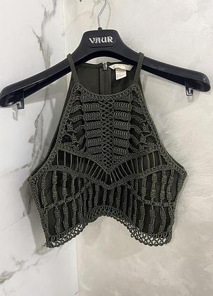 Топ h&m xs-s хакі