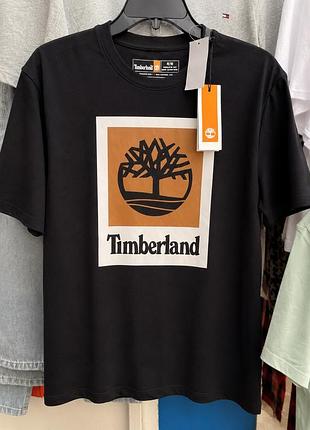 Футболка чоловіча чорна timberland