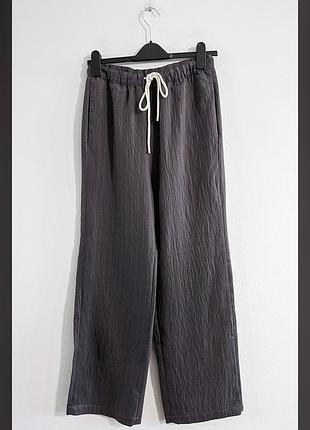 Брюки широкие zara