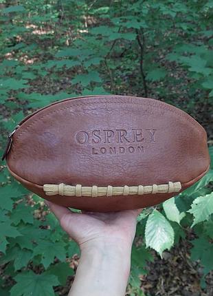 Мужская косметичка osprey london hava tan the rugger из ношеной кожи наппа