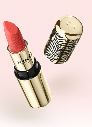 Помада kiko milano x just cavalli wild-kisser lipstick spf 30 — 04 heat game (000277-04)