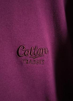Лонгслив поло с воротником cotton traders 5