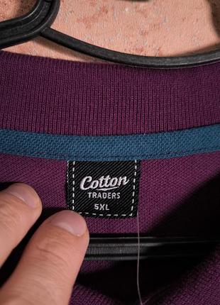 Лонгслив поло с воротником cotton traders 4