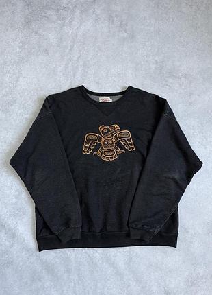 Світшот вінтажний fuzzy stonewash canada розмір л