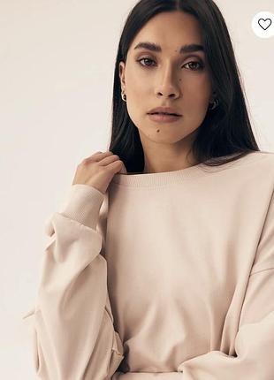 Кашемір шелк ніжний персиковий светр италия