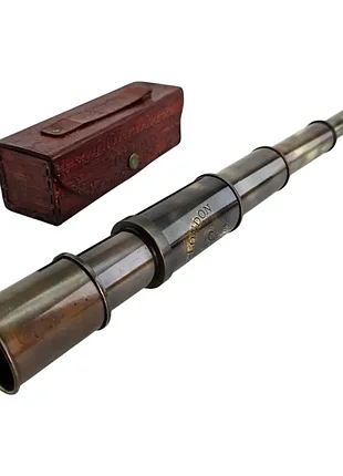 Підзорна труба в шкіряному чохлі (труба h-41 d-4 см, чохол 15*5*5 см)