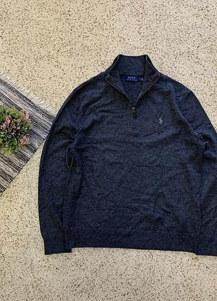 Polo ralph lauren 1/3 zip cashemere vintage old money sweater светр чоловічий ральф лорен 1/3 зіп кашемір олд мані оригінал поло