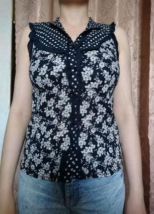 Красива темно-синя блуза belle & anais