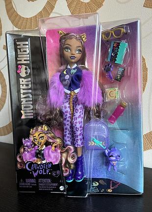 Monster high clawdeen wolf doll. бренд: mattel