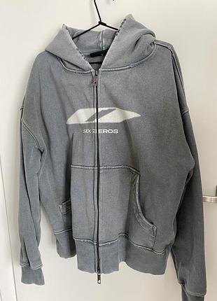 Zip-hoodie l six zeros худі на замку