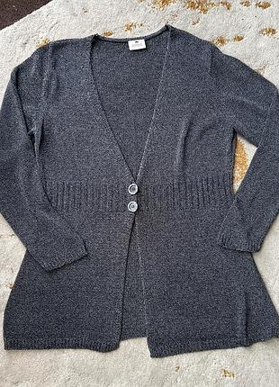 Кардиган жіночий з люрексовою ноткою розмір l/xl