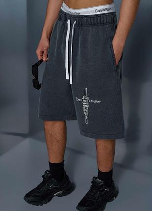 Shorts jesus washed deep blue шорти l/xl six zeros