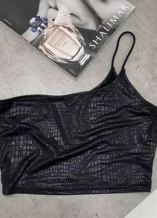 Shein крутий чорний топ
