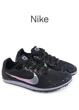 Беговые кроссовки шиповки nike air zoom rival d 10 spikes black stellar indigo оригинал