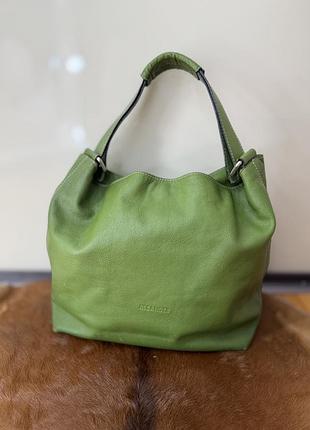 Jil sander original шкіряна сумка хобо / shoulder bag