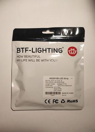 Світлодіодна стрічк від бренду btf-lighting 1 м 9w