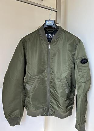 Новий оригінальний бомбер diesel j-ross-new khaki l/xl