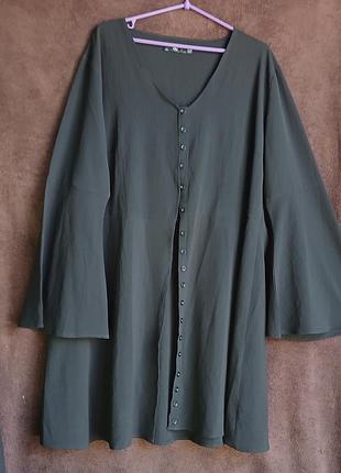 Кардиган женский, удлиненный, черный, eur 52