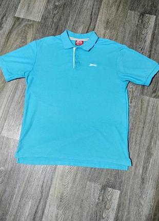 Чоловіча футболка поло slazenger, розмір l.