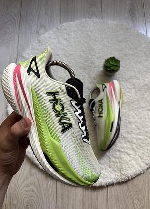Женские новые спортивные кроссовки hoka mach x3 new 38р(24см)
