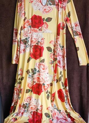 Платье женское длинное,  xl