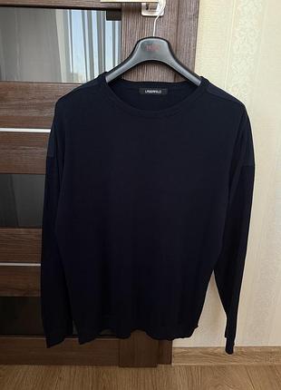 Пуловер/светр lagerfeld розмір xl. 100% оригінал. ідеальний стан.