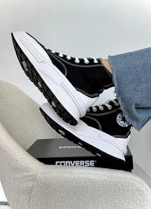 Converse platform высокие черно-белые распродаж