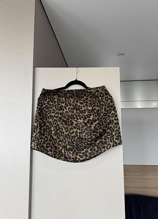 Спідниця леопард zara l