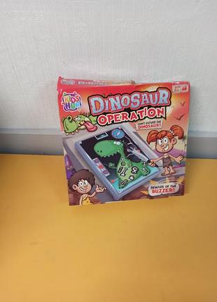 Настольная игра операции динозавр dinosaur operation от бренда kids hub