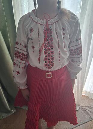 Вишиванка.блуза.ощатна блуза.ощатна вишиванка. вишиванка для дівчинки