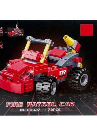 Дитячий конструктор "fire rescue" 88027-1, 72 деталі