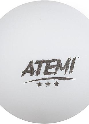 М'яч для настільного тенісу atemi 3* (white)