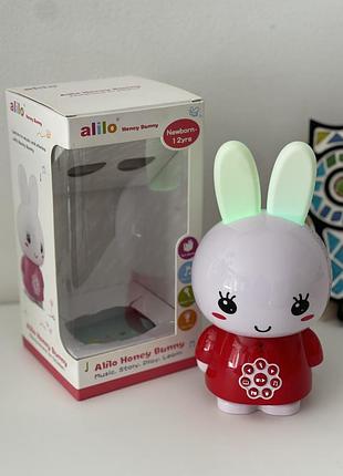 Іграшка alilo кролик honey bunny g6 червоний інтерактивний mp3