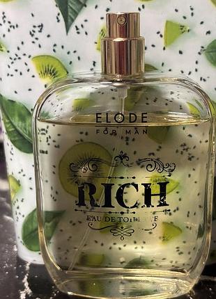 Туалетна вода для чоловіків elode for man rich
